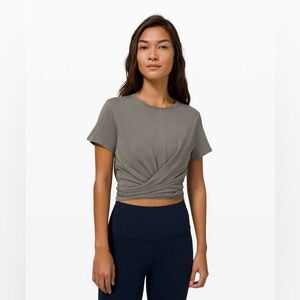 Lululemon Time To Restore Short Sleeve (Grey Sage)